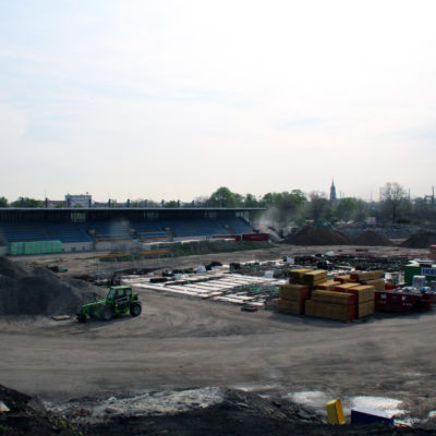06.05.2022: Überblick Baustelle Heinz-Steyer-Stadion
