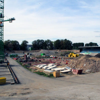 29.08.2022: Baustellen-Überblick Heinz-Steyer-Stadion