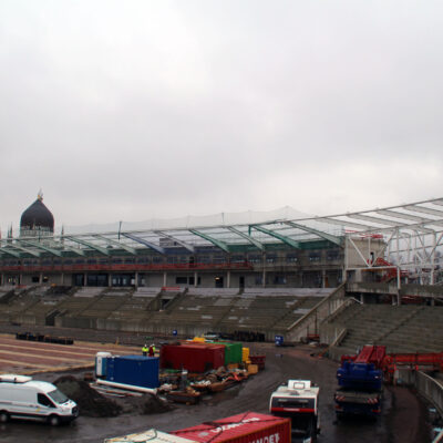 09.03.2023: Baustellen-Überblick Heinz-Steyer-Stadion