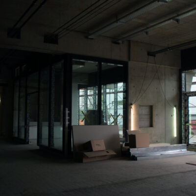 25.07.2023: Eingangsbereich im Erdgeschoss der Südtribüne
