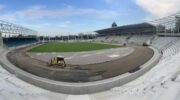 Heinz-Steyer-Stadion Neubau Panorama am 15.08.2023