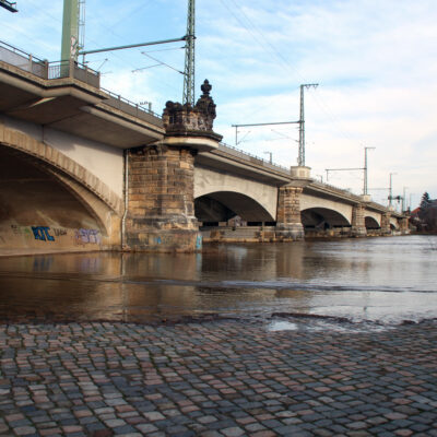 28.12.2023: Elbe-Hochwasser