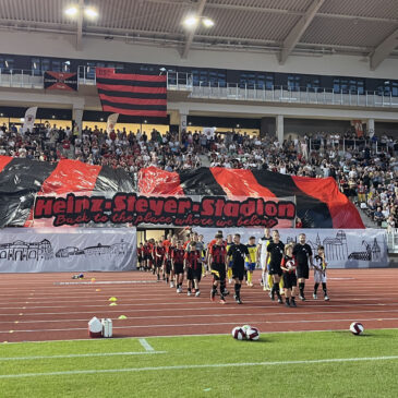 Drohnen-Aufnahmen vom neuen Heinz-Steyer-Stadion